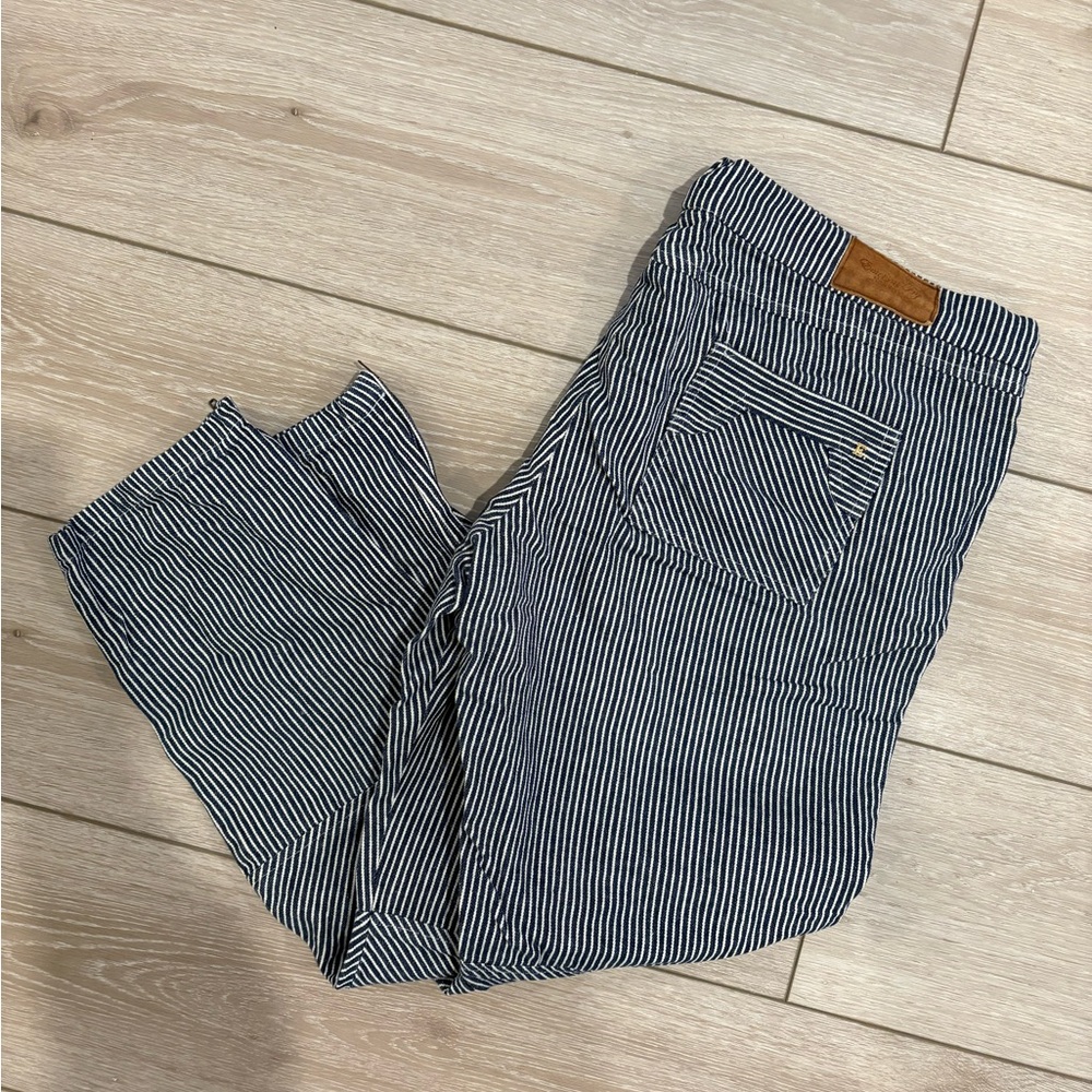Emerson Fry Blue and White Mick Ankle Zip